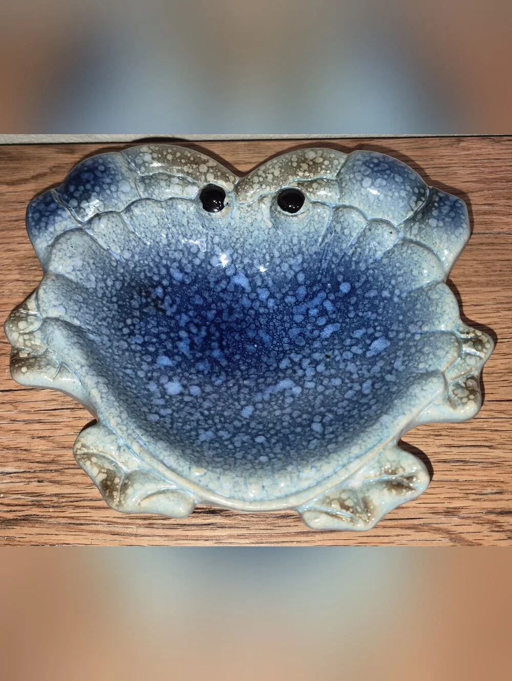 Handmade Coastal-themed Crab-Shaped trinket Bowl
